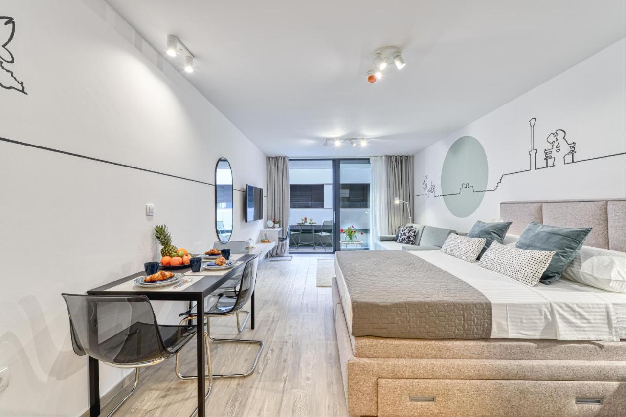 Hica Apartments La Linea Studio Apt With Balcony 杜布罗夫尼克 外观 照片