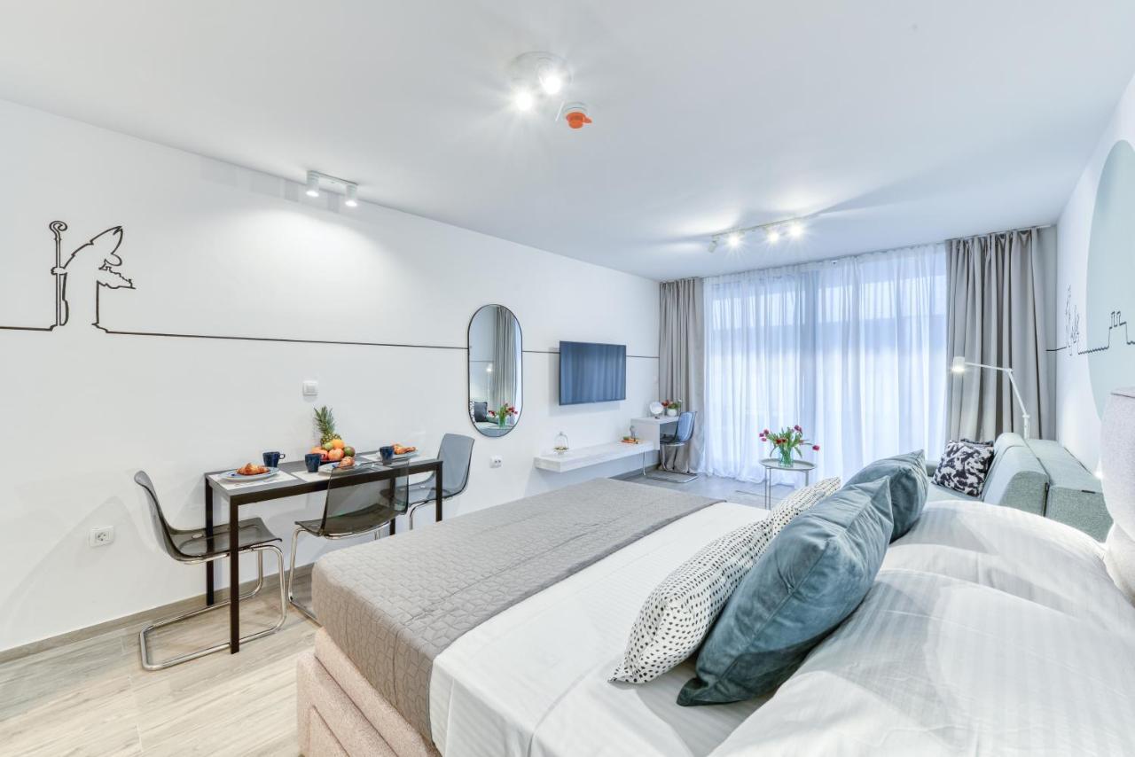Hica Apartments La Linea Studio Apt With Balcony 杜布罗夫尼克 外观 照片