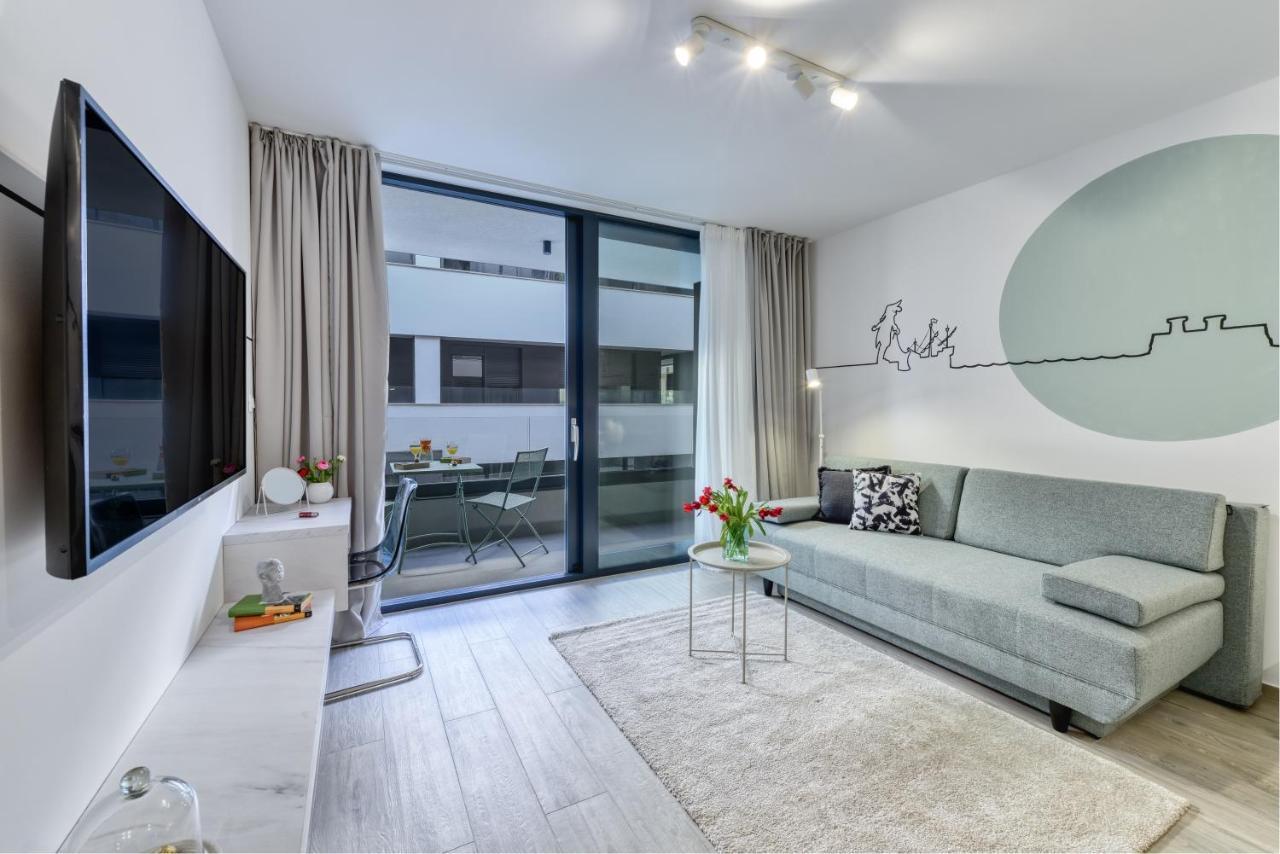 Hica Apartments La Linea Studio Apt With Balcony 杜布罗夫尼克 外观 照片