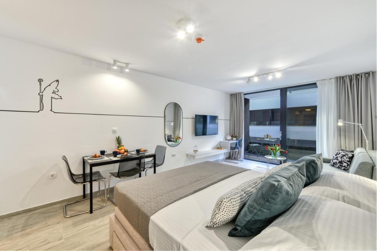 Hica Apartments La Linea Studio Apt With Balcony 杜布罗夫尼克 外观 照片