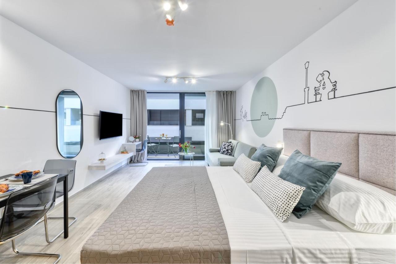 Hica Apartments La Linea Studio Apt With Balcony 杜布罗夫尼克 外观 照片