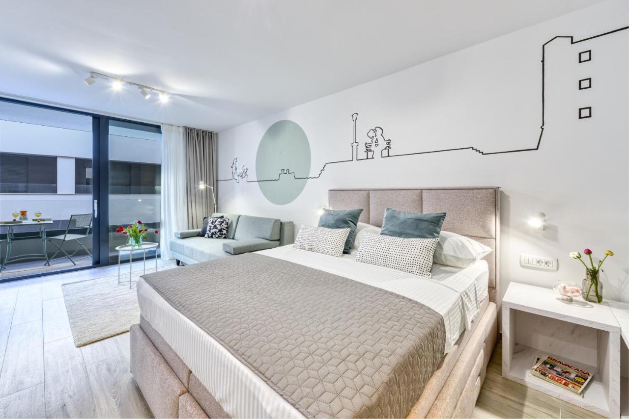 Hica Apartments La Linea Studio Apt With Balcony 杜布罗夫尼克 外观 照片
